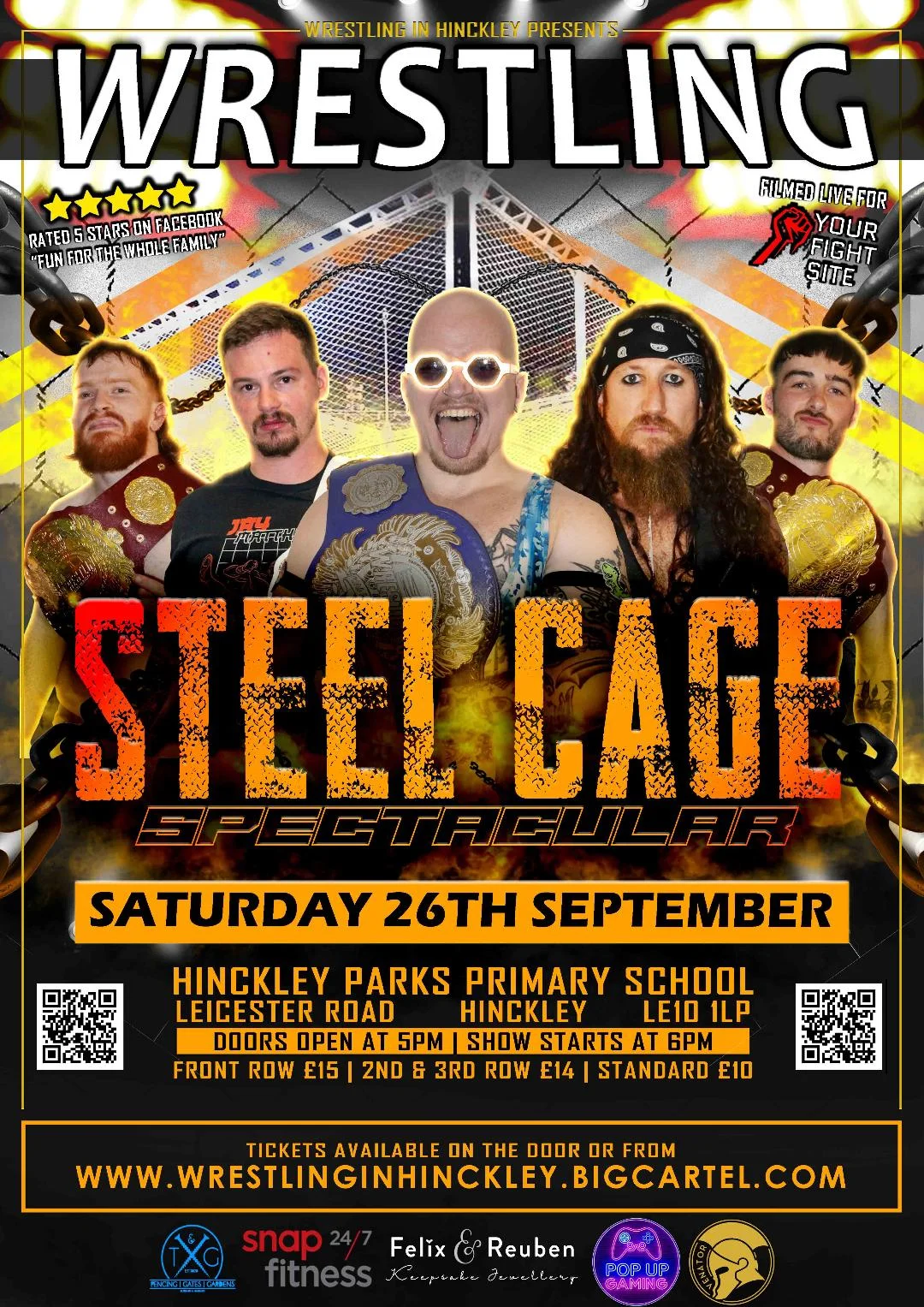 STEEL CAGE SPECTACULAR poster